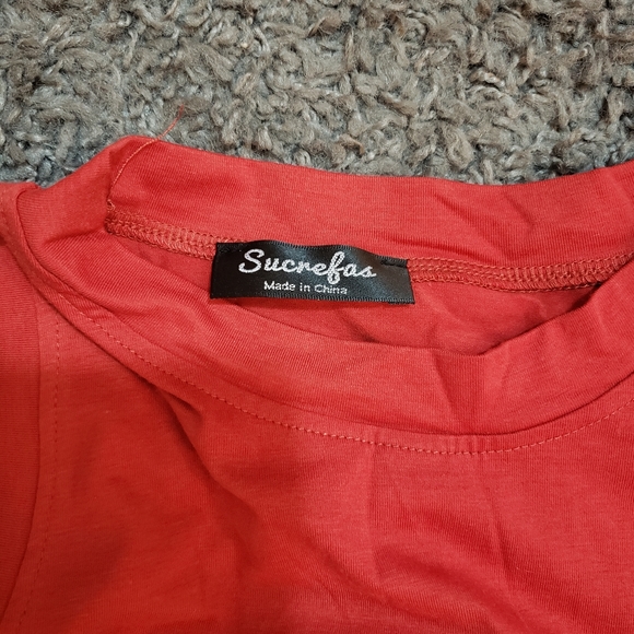 Red Wrap Dress - Picture 5 of 7